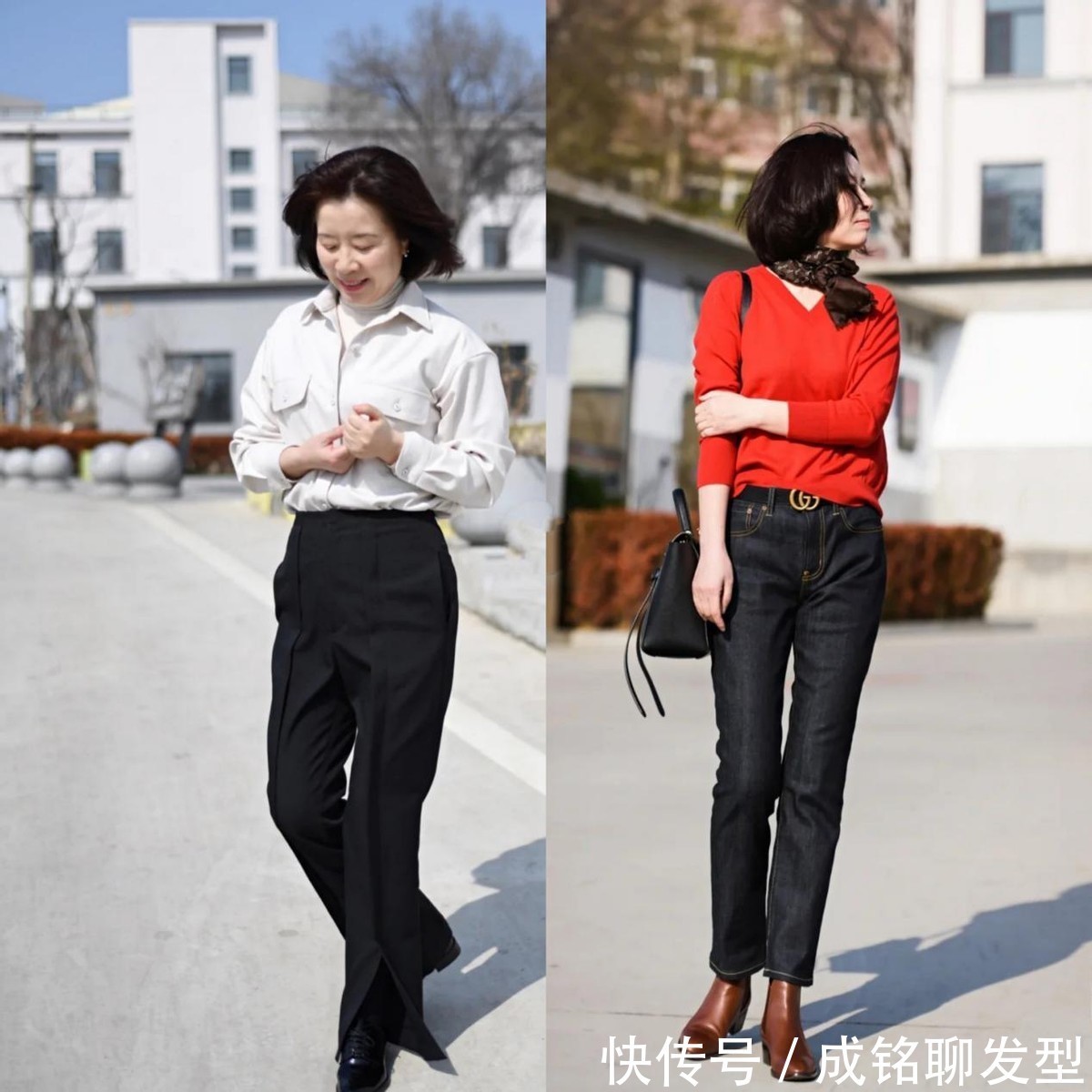 女性 50岁的女人建议少穿运动鞋!今年方跟短靴很流行,时尚百搭更保暖