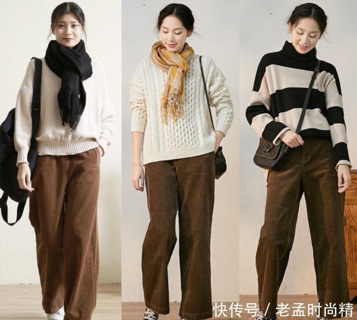 女人再懒, 也少穿小黑裤, 今年流行这5种裤子, 搭配外套特好看