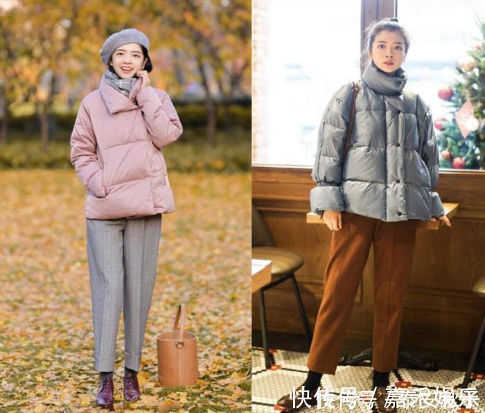 美女 冬天把羽绒服穿好,就是一种高级!借鉴美女的穿搭:很美很有气质