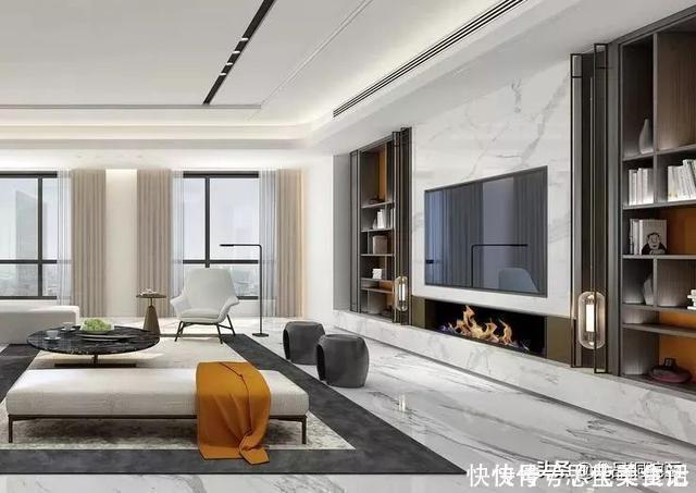 客厅|去掉万年不变的‘电视+沙发+茶几’老三件,客厅可以美成这样