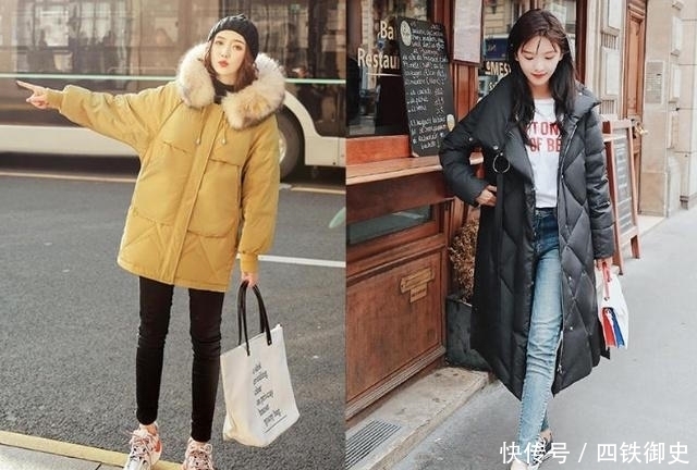 时髦|再说一次!羽绒服不要搭阔腿裤了,瞧她这样穿,性感又时髦!