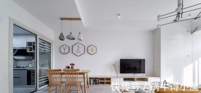 客餐厅|晒晒116㎡北欧风，温馨大方又时尚！全家欢欢喜喜入住