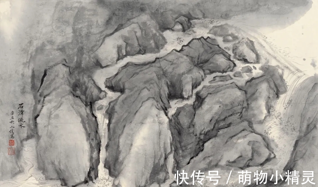 山水画!才女|苏小佳,一个有诗意的青年山水画创作者