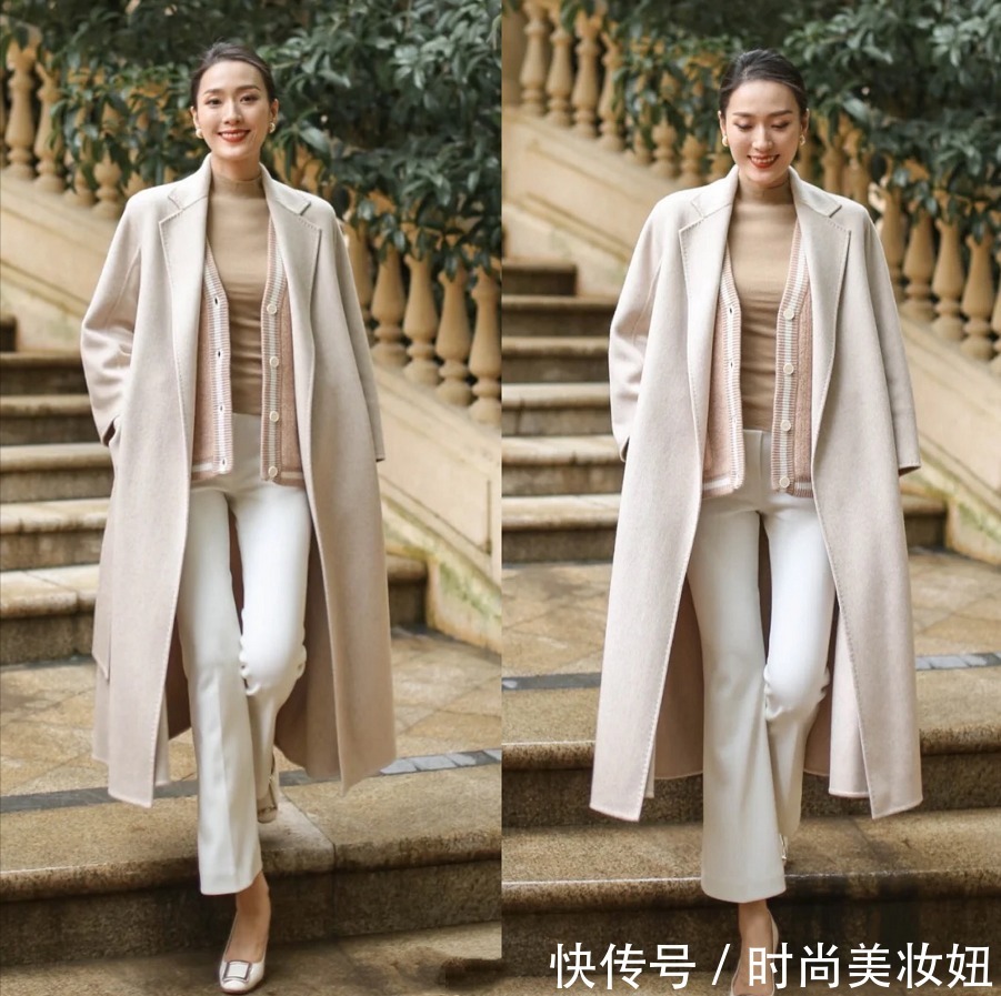 大衣|论大衣“显贵”穿搭,就服这位40岁素人博主,高级实用又提升气质