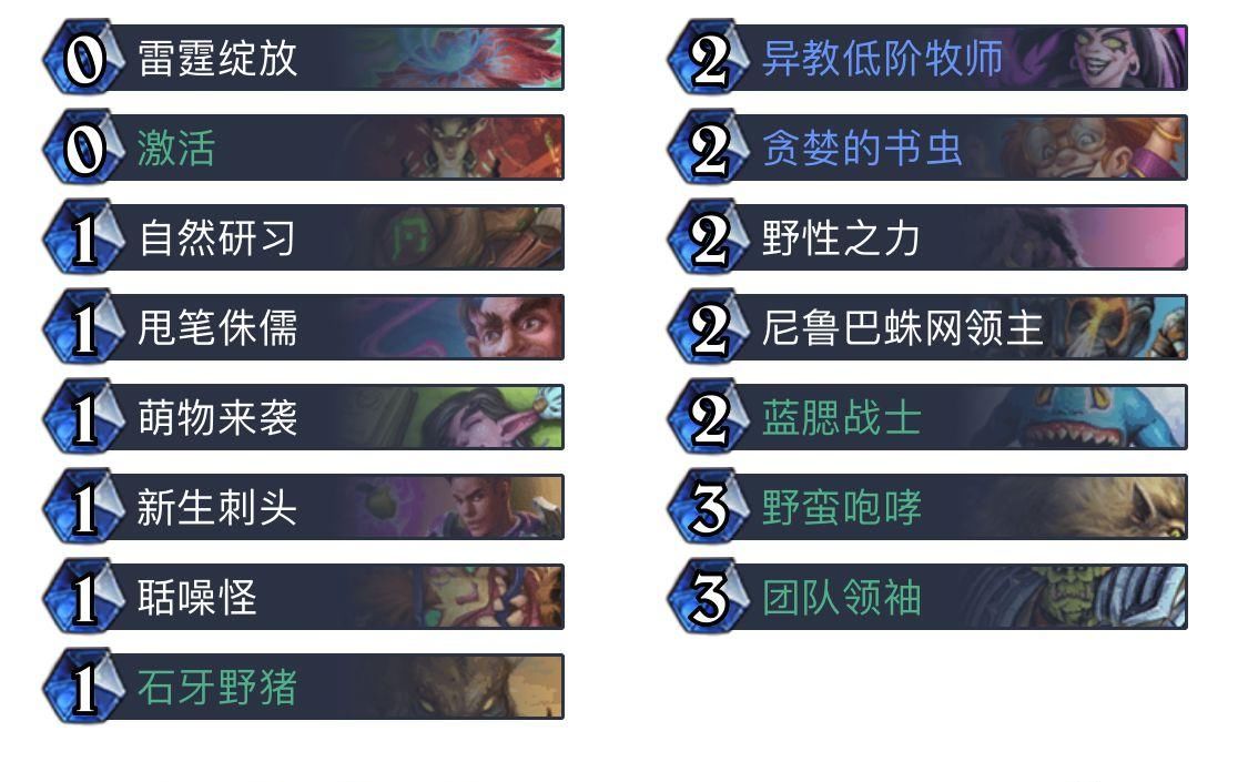 传说|炉石传说对决模式：全职业12胜卡组总汇