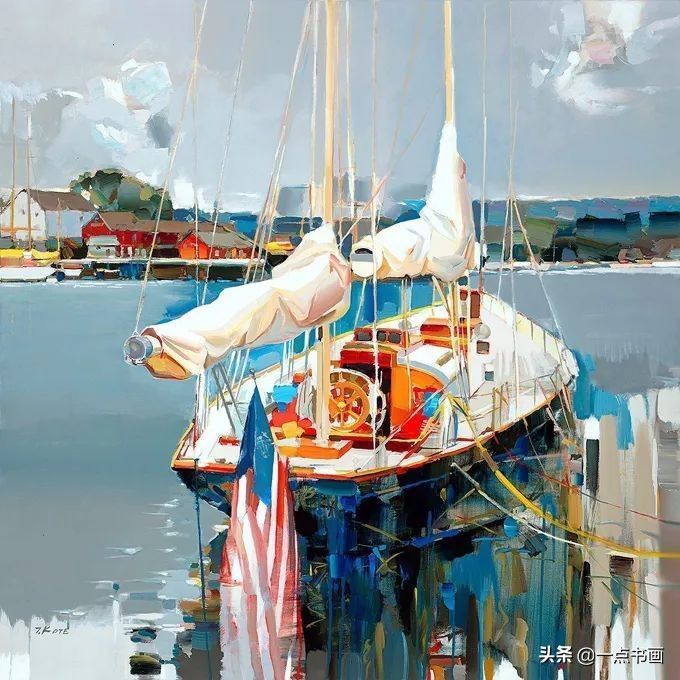 科特&他的绘画是光与色的交响乐,充满着前卫和时尚