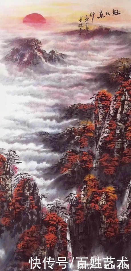 书画家@满山红遍——著名书画家谢长保作品欣赏