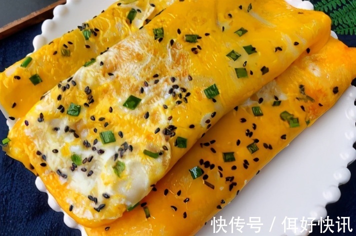 鸡蛋煎饼|无需揉面，几分钟就做好了，营养美味，零失败，低脂美味超级解馋