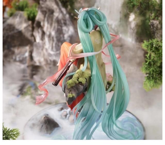 原画|初音未来高山流水手办先行官图精彩的二重唱过年胖了十斤的葱娘