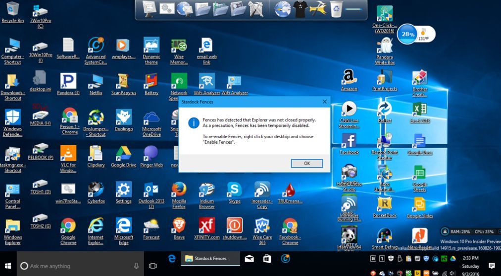桌面整理神器,分类管理文件:FENCES-423下载站