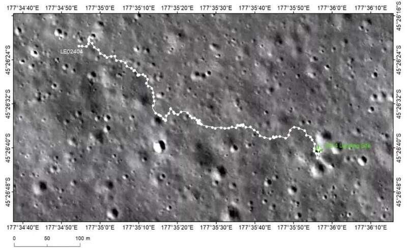 嫦娥四号着 “玉兔二号”月球车行驶里程突破600米