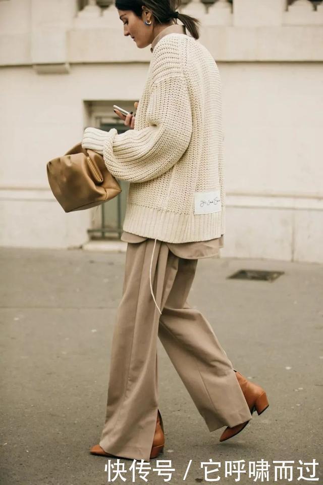 秋冬穿拖地裤，太太太太显腿长了