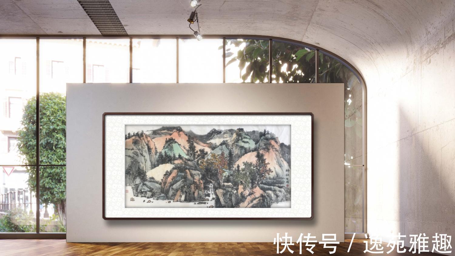 山水画作#「作品欣赏」雄伟大气,强悍不羁,画家侯贺明作品欣赏