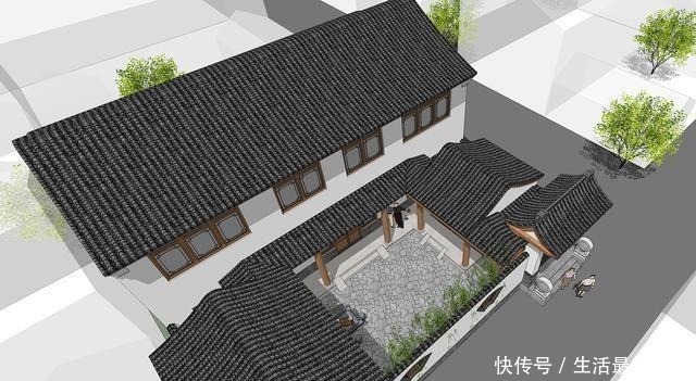 富贵牡丹|惊艳全村，这处自建四合院设计，堪称自建典范！