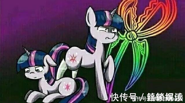 小蝶|小马宝莉黑暗画师笔下的小马,云宝堕入黑暗,碧琪直接粉切黑