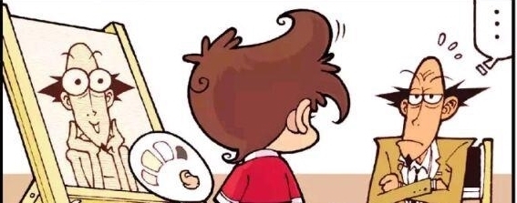 奋豆$简简单单一节美术课,竟有卧龙凤雏两位人才?