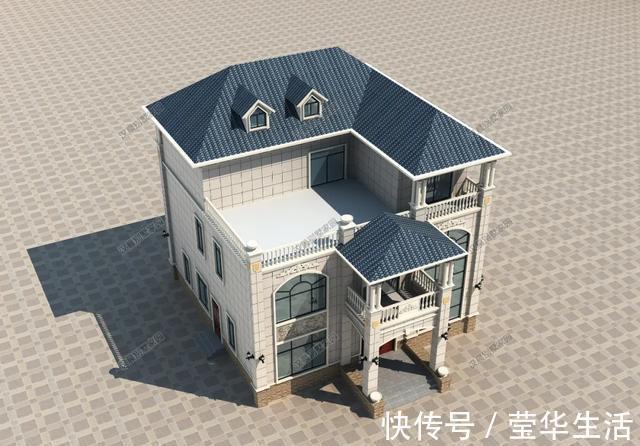 卫三|实用型复式三层别墅，简单大气农村包工头都会盖