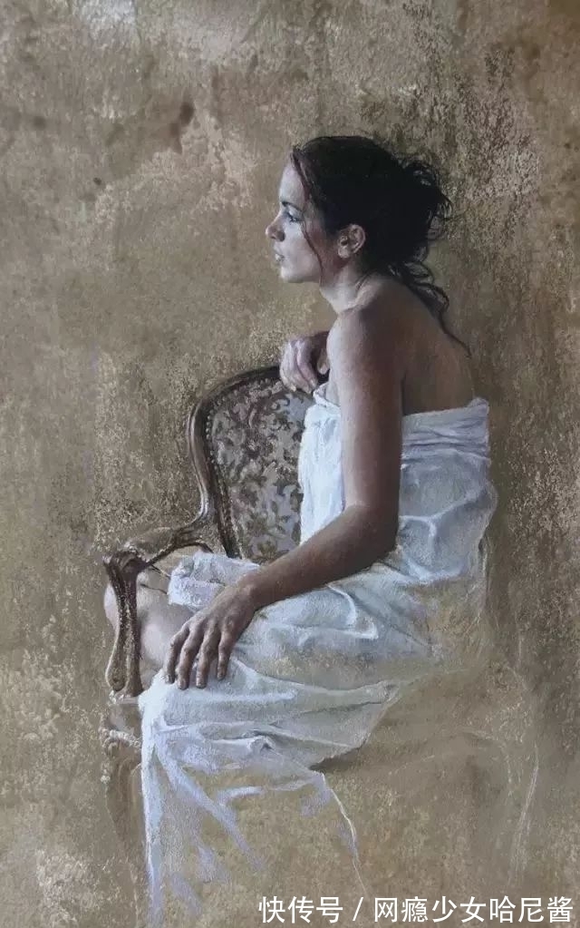 画种|赏心悦目，活色生香——女画家色粉笔下极致唯美的女性人体肖像