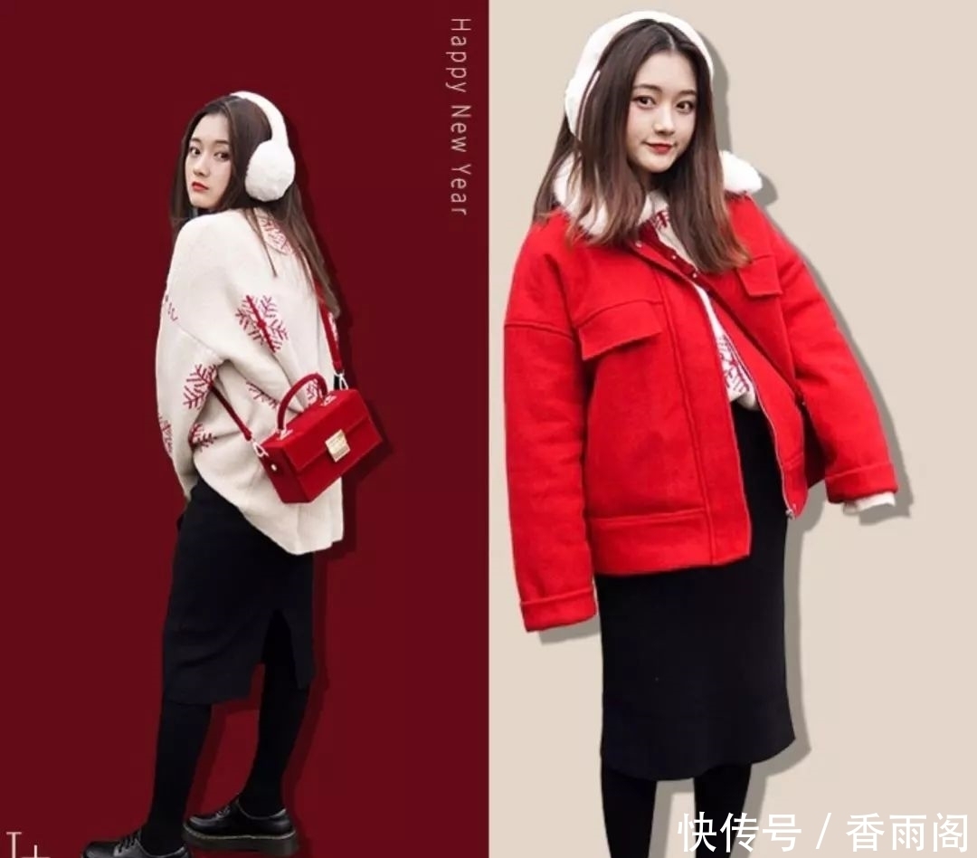 9套新年战衣穿搭长款超显气质，短款简直就是小