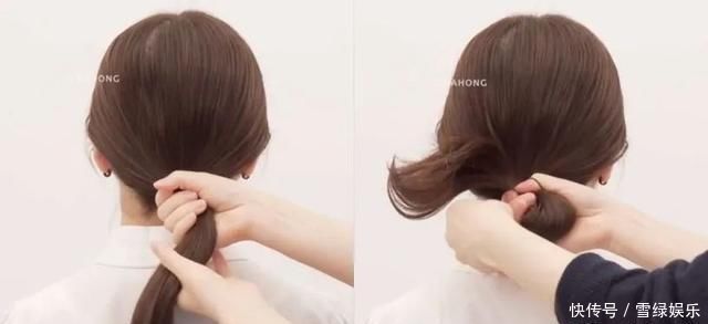 春夏必备丸子头绑法,不扯头皮、发量少也绑出蓬松包包头