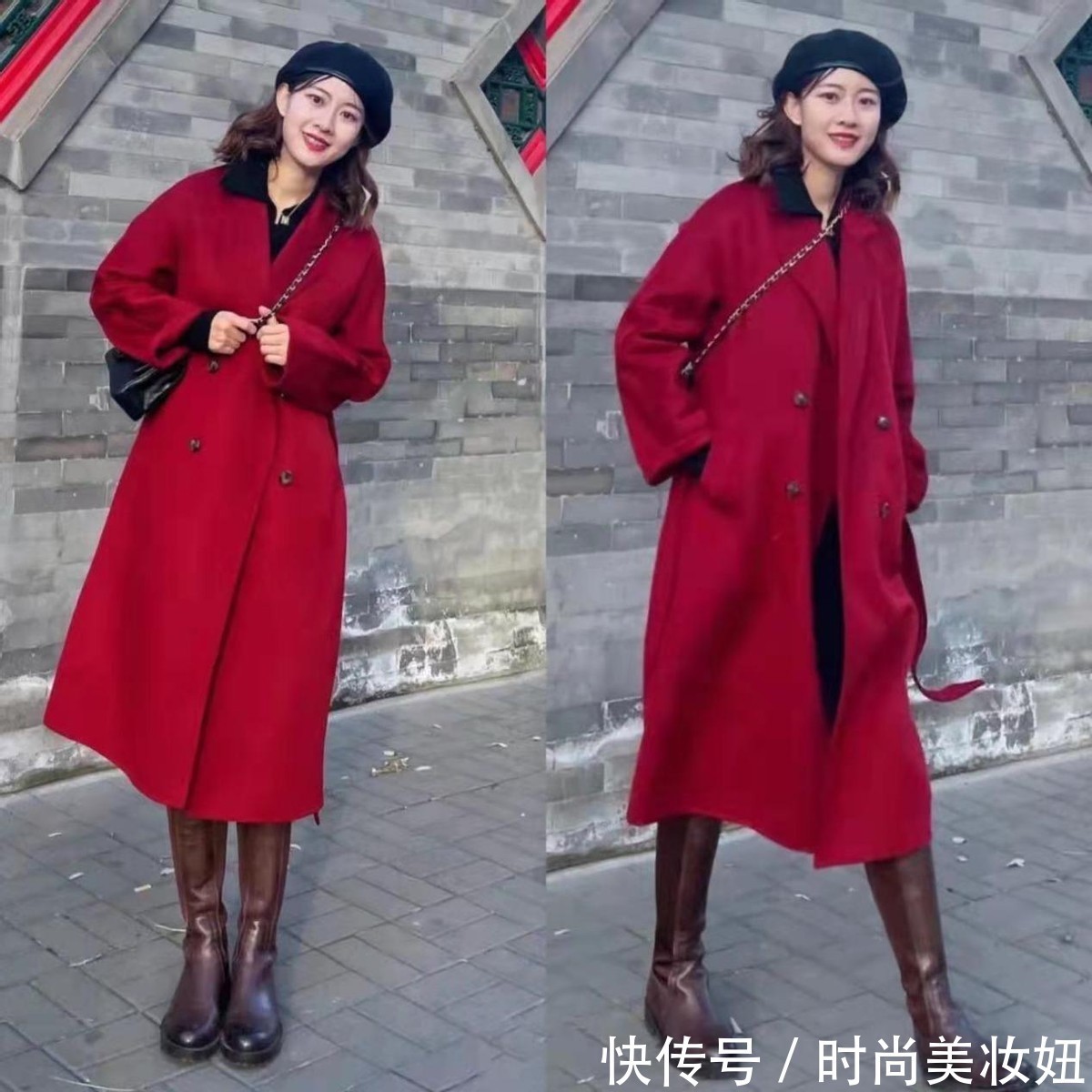 气质 红色才是属于新年的颜色啊!这2款外套帮你赢得体面,气质又高级