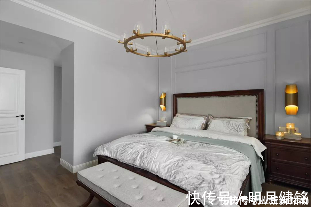 电控柜|大房型想设计美式轻奢风格,187平的大平层这样设计,优雅高品质