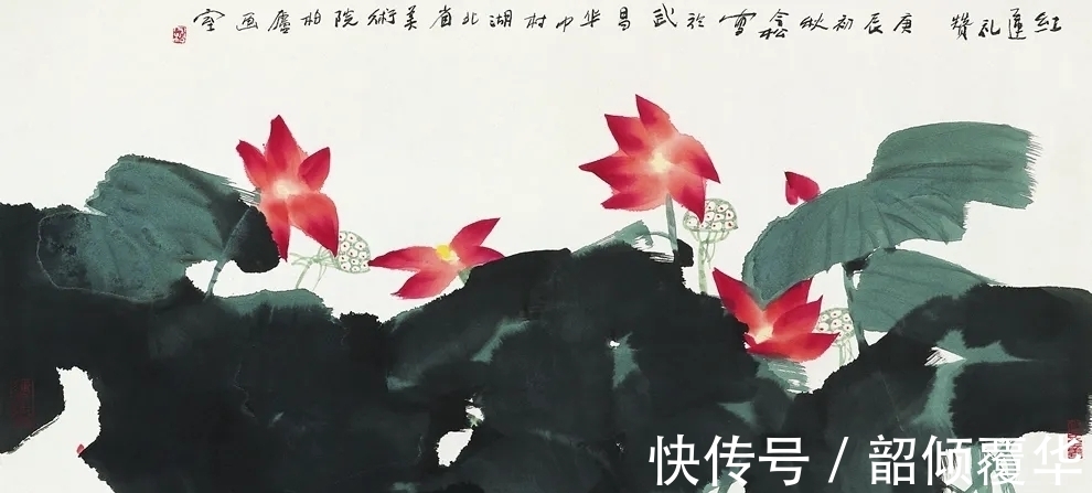 花鸟画|浓墨重彩|冯今松花鸟画