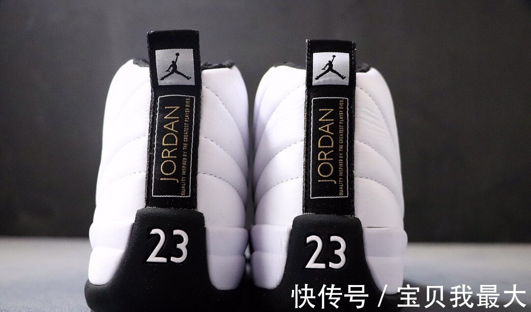 nike 耐克Nike Air Jordan 12 “Royalty” 黑白金!