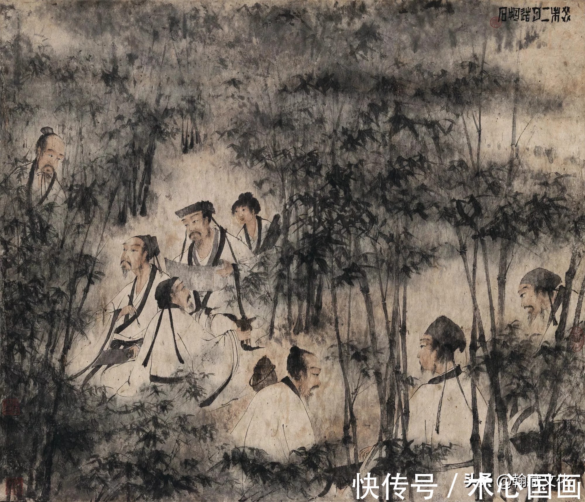 中国画$傅抱石人物画精选