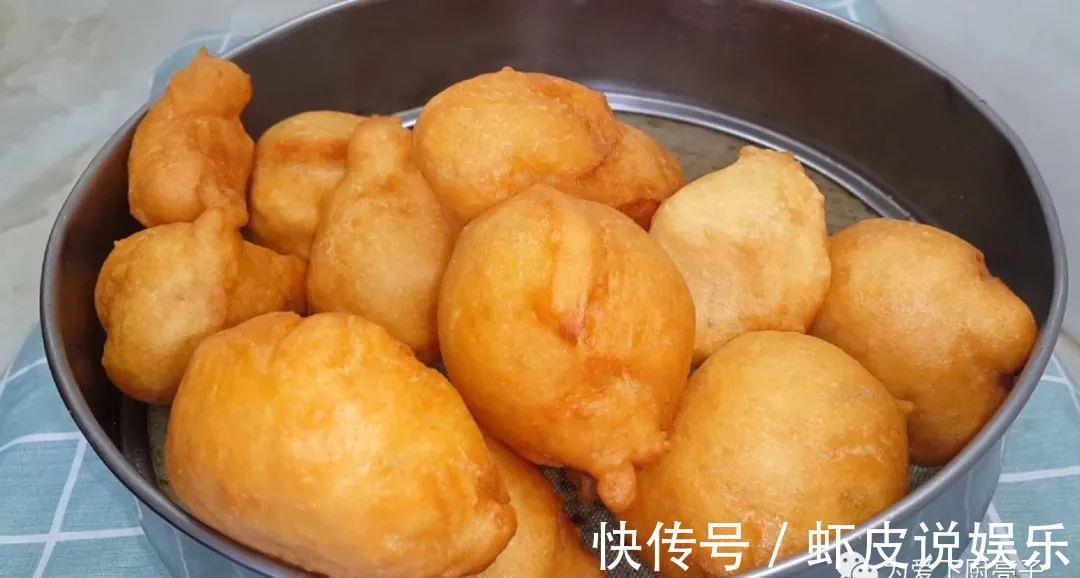 筷子|早餐别炸油条了,教你一种新吃法,锅里一炸,比面包蛋糕蓬松好吃