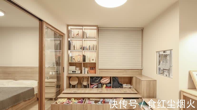 收纳|一家6口挤进56㎡小宅,虽小但布置却井井有条,生活过得十分幸福