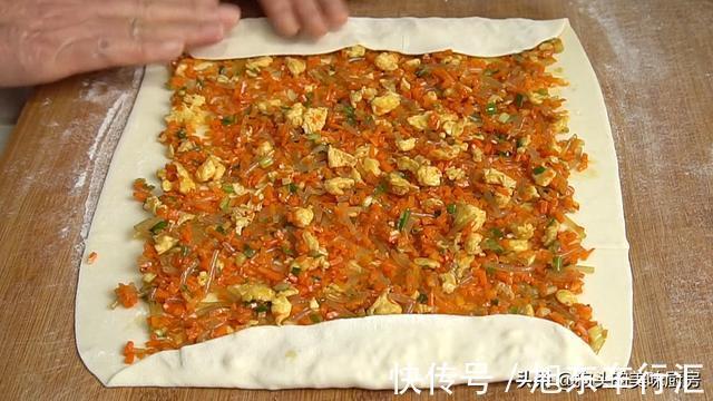 吃法|胡萝卜过瘾的吃法,皮薄馅大,层层裹着馅料,挑食的孩子都爱吃