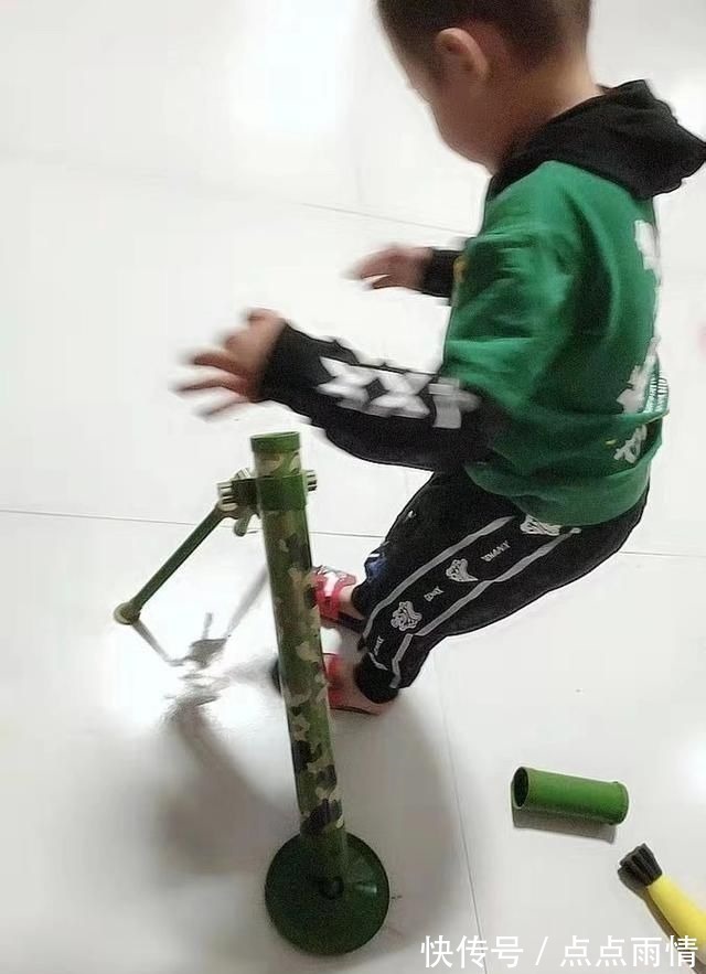 孩子|玩具测评山寨版迫击炮,拿这个治熊孩子一秒立马搞定