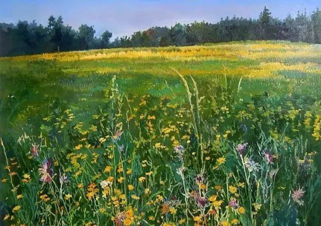 绘画|俄罗斯 爱德华·巴诺夫 ?的风景油画,好美