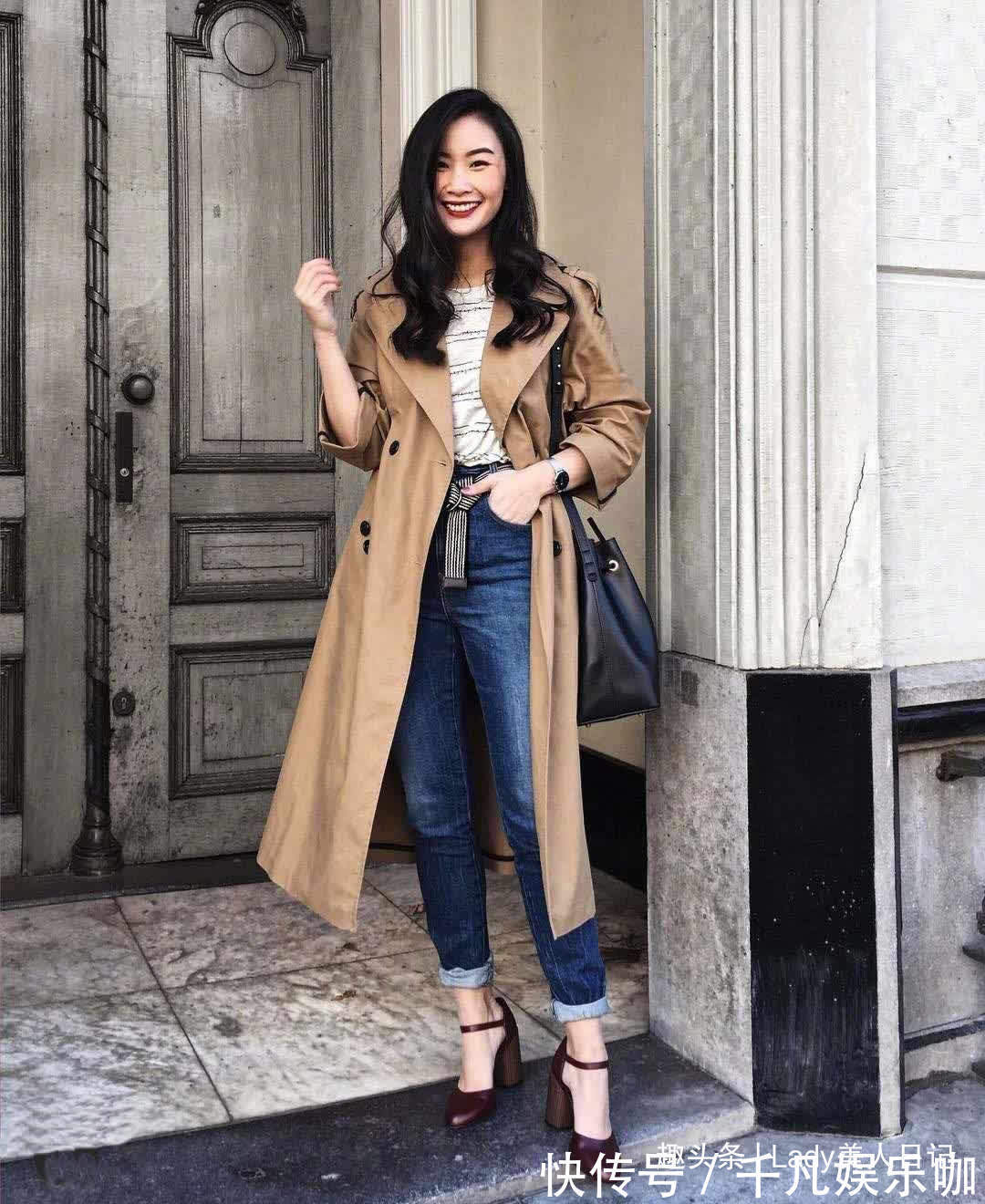 小个子 快来，显高显瘦的“长风衣／大衣”穿搭，经典实用，小个子更要看