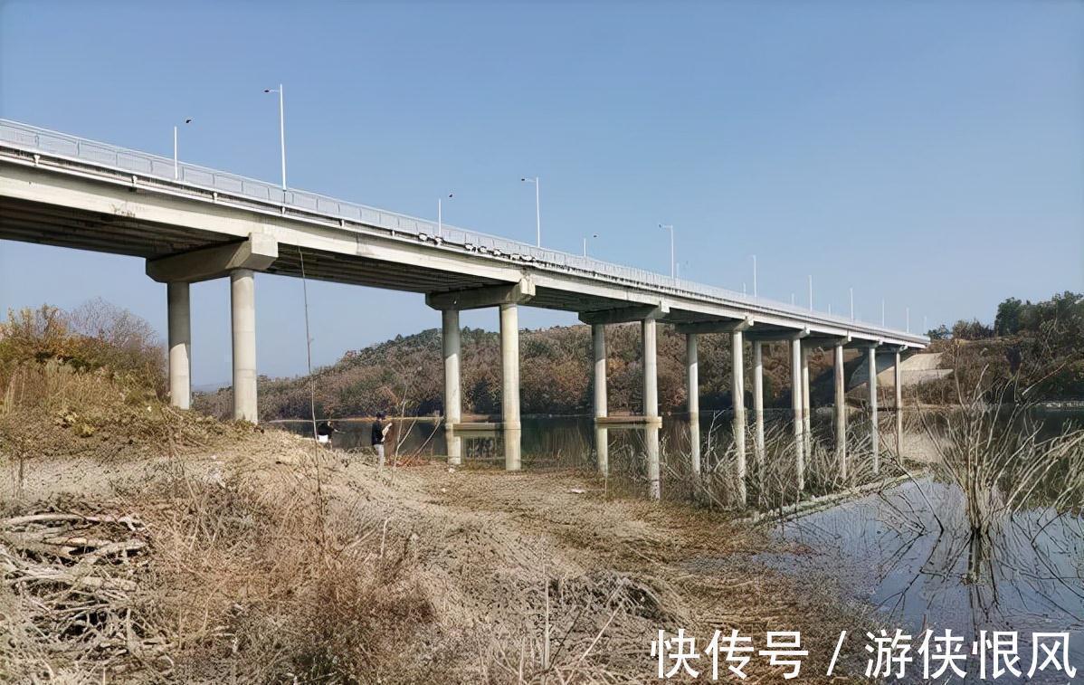 水草倒伏的野河,试一试长竿短线,只要这样做,鲫鱼一条接一条