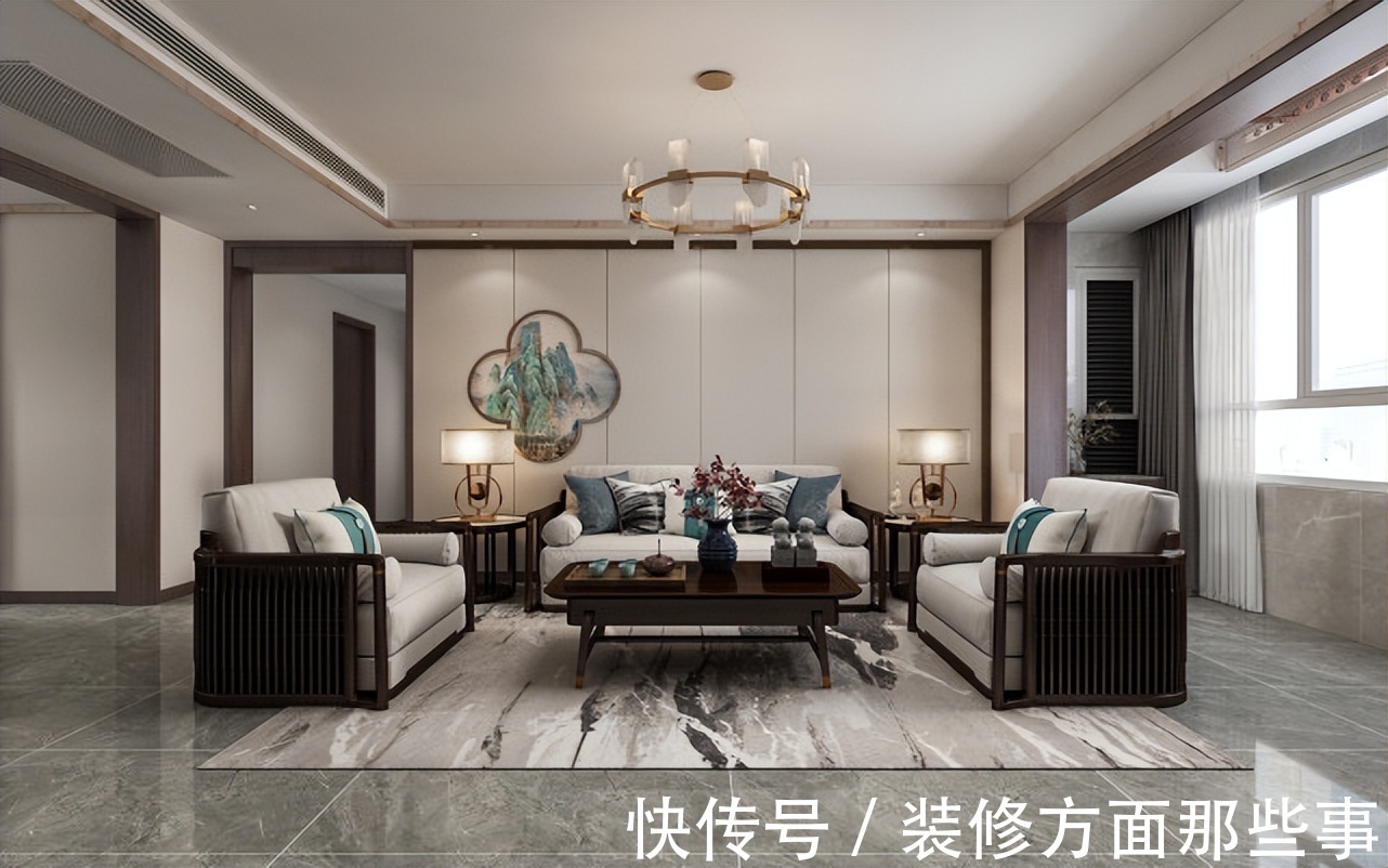 新中式|140㎡新中式,从软装入手营造典雅中式韵味