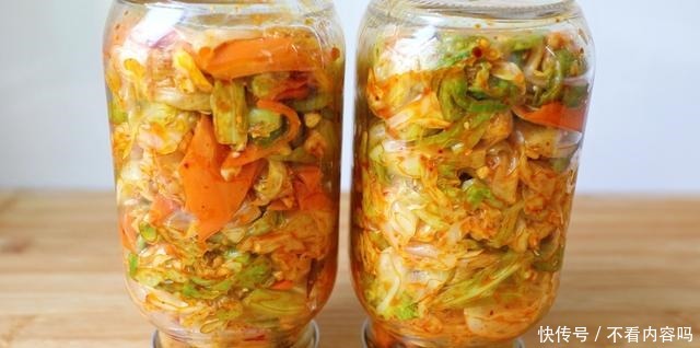 我家就爱这菜吃包菜,一次腌2瓶,吃饭来点特下饭,简单好吃