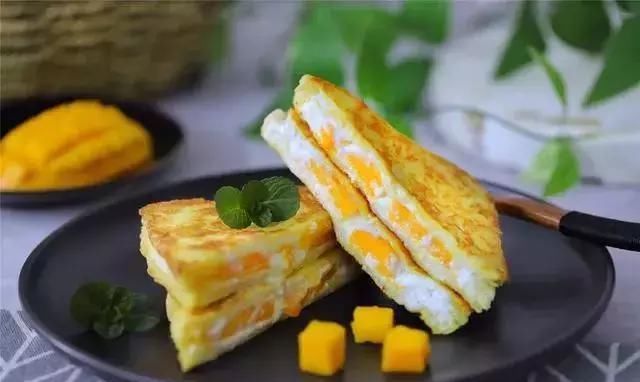 热带水果|5分钟快手早餐,比蛋糕简单,比馒头好吃,孩子天天都想吃