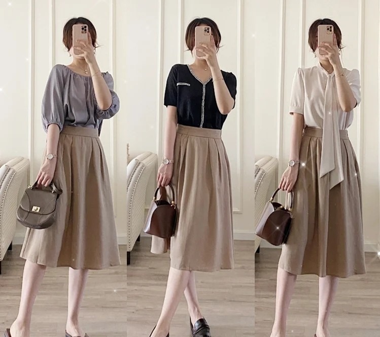 小个子|155-165小个子女生看过来,学这位博主这样搭配,提高腰线显身材