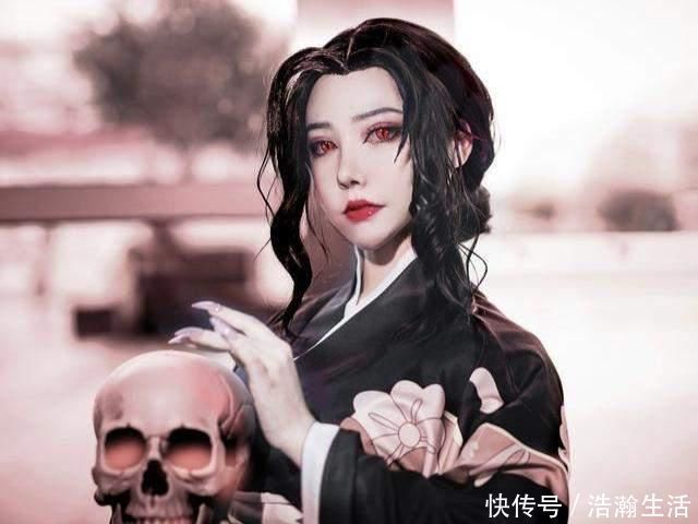 猗窝座|鬼灭之刃众鬼Cos,无惨一如既往的妖娆,猗窝座也不差