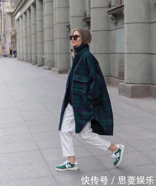 格纹大衣又回来了!今年流行这3种款式,你别说还真好看