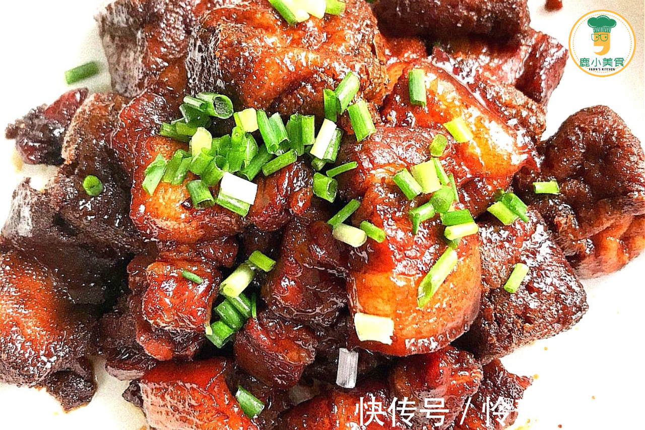 红烧肉柴硬难嚼，原因是五花肉焯水了！掌握3个要点，酥软甘香