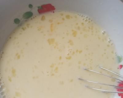 无淡奶油的蛋挞液制作方法（美的烤箱）