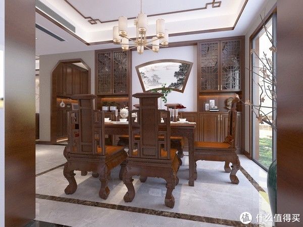 传统中式|长沙70后夫妻，买180㎡四居室，装传统中式，看上去很庄重，有品味