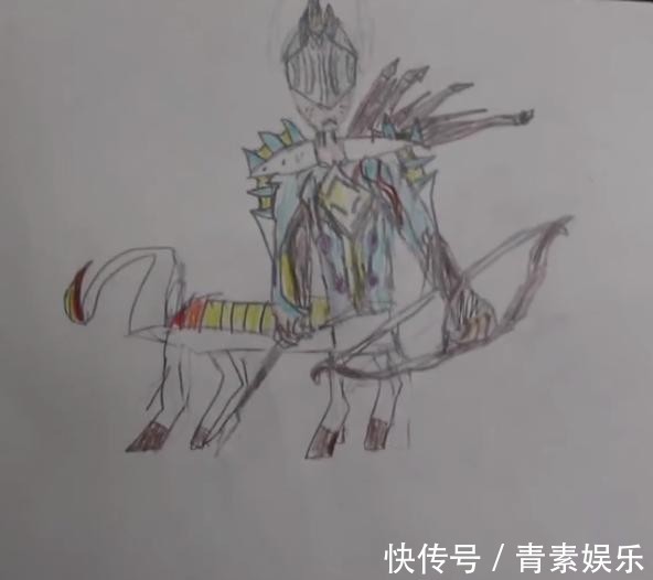 希腊神话!老爸修改儿子画作引热议,本以为是略加指点,画完后差点特效化