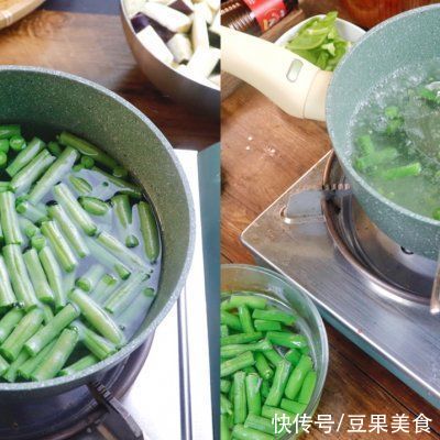 饭菜|茄子烧豆角干饭人的无敌下饭菜