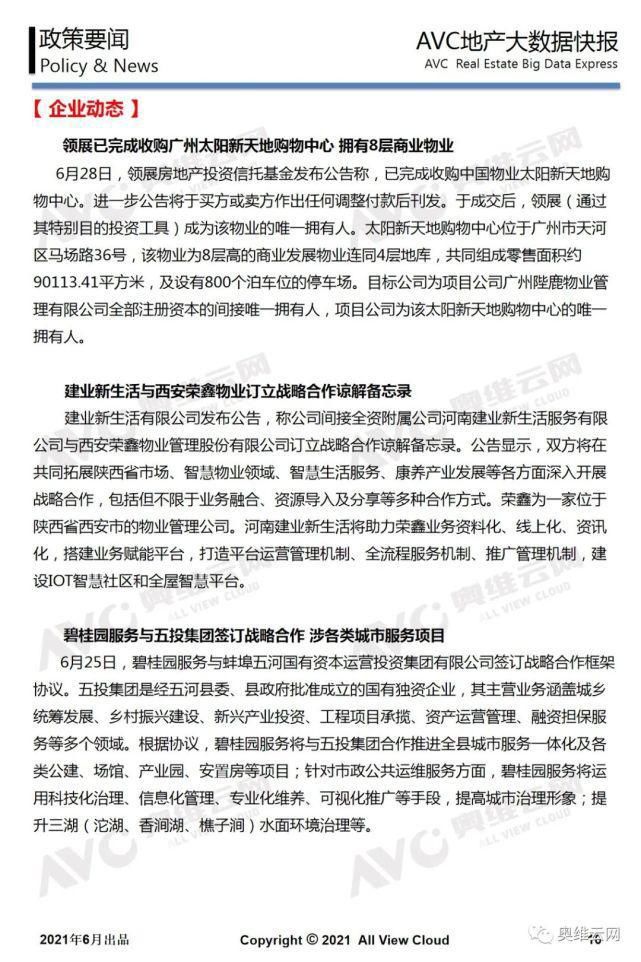 地产|工程版：2021年05月精装地产报告