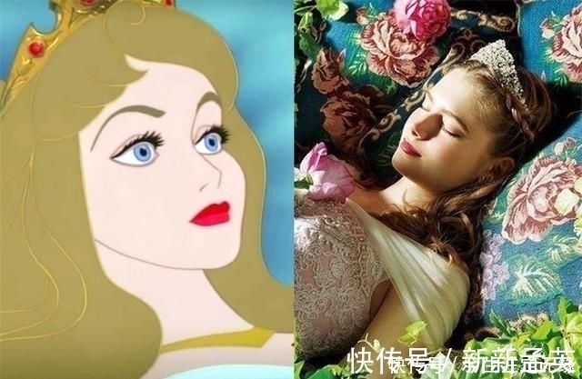 COS|迪士尼公主真人COS,艾玛的贝儿神还原,散开头发的艾莎最罕见