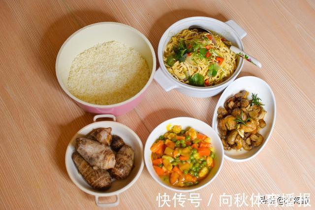 红豆年糕|蟹姐晒1周不重样晚饭,荤素巧搭配,简单好吃不浪费